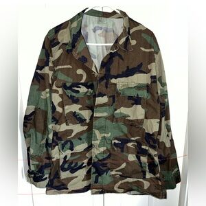 TRU SPEC Camo Button Down Shirt Jacket